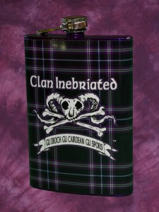 Clan Inebriated flask Purple
